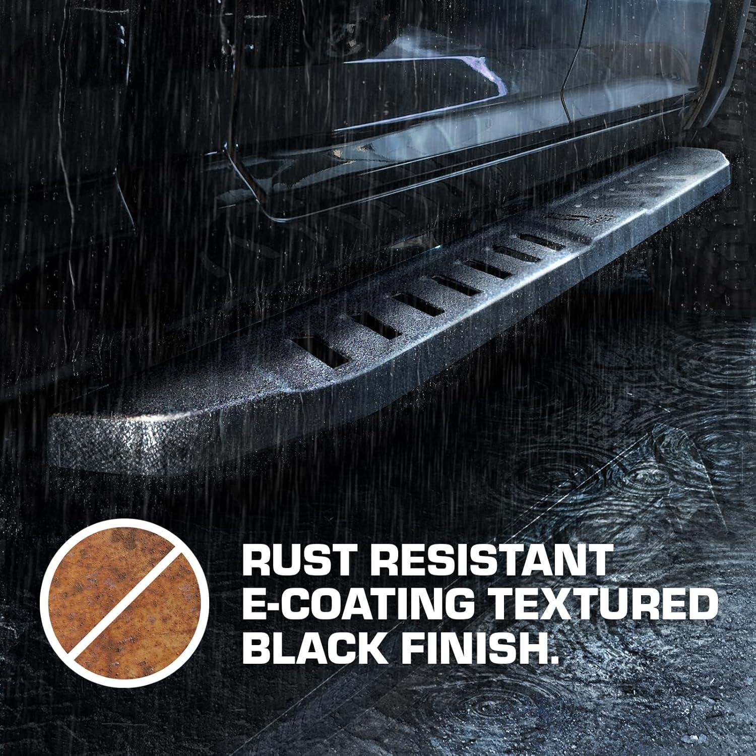 imageTyger Auto 66quot Blade Running Boards Compatible with 20072021 Toyota Tundra  CrewMax  TGBL7T7238  Side Step Nerf Bars