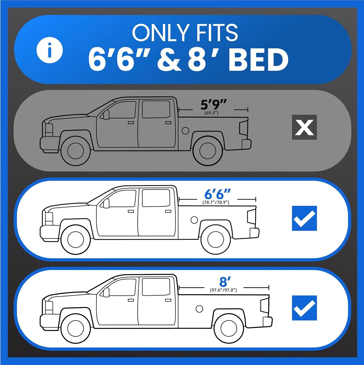 imageTyger Auto Fender Flare Compatible with 20072013 Chevy Silverado 1500 2500 3500HD Not Fit 07 Classic 65 ampamp 8 Bed FineTextured Black Paintable Factory Style 4pc  TGFF6C4288Black