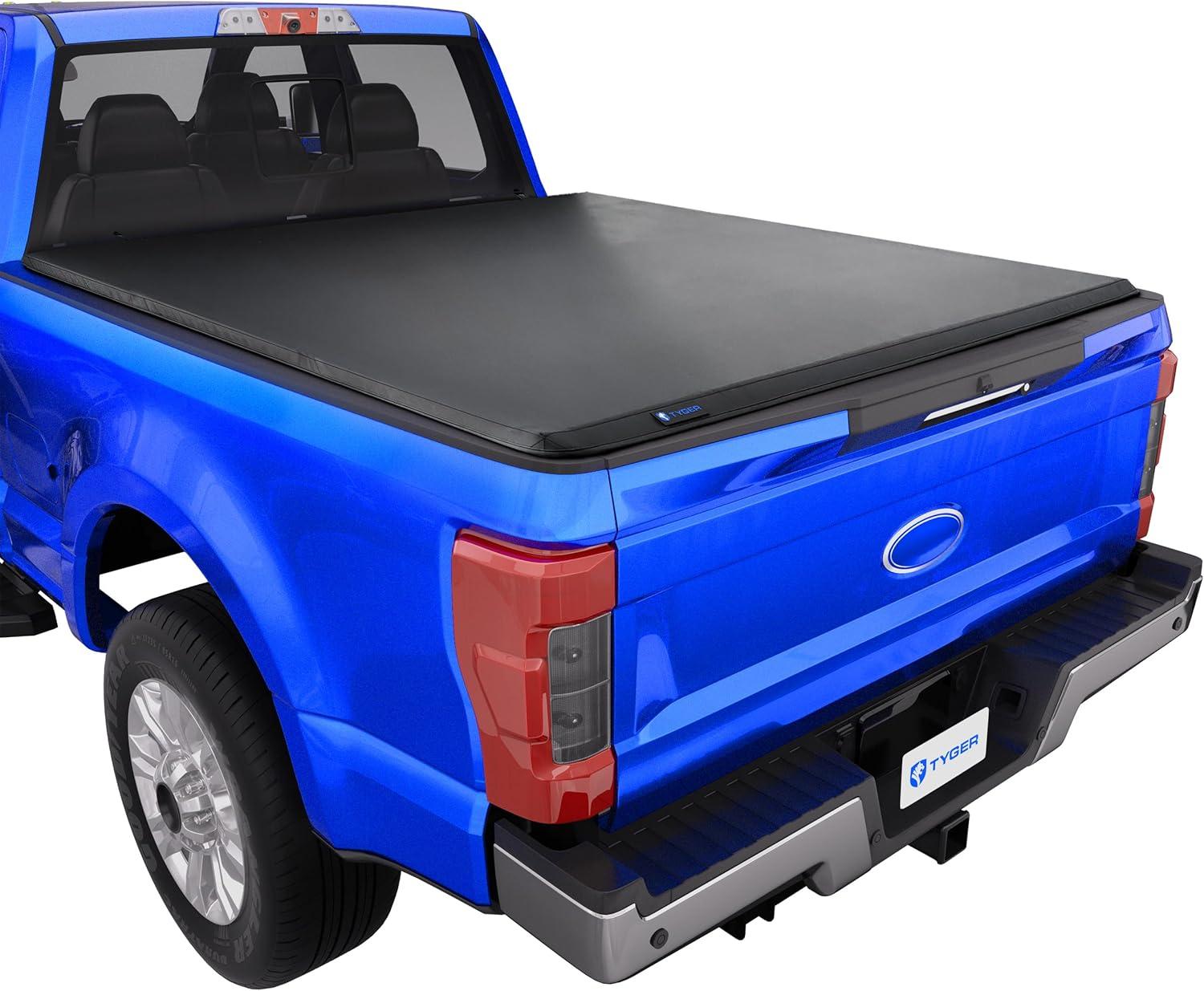 imageTyger Auto T1 Soft Roll Up Truck Bed Tonneau Cover Compatible with 19992016 Ford F250 F350 Super Duty  Styleside 8 Bed 97quot  TGBC1F9028  Black20172025 F250  F350