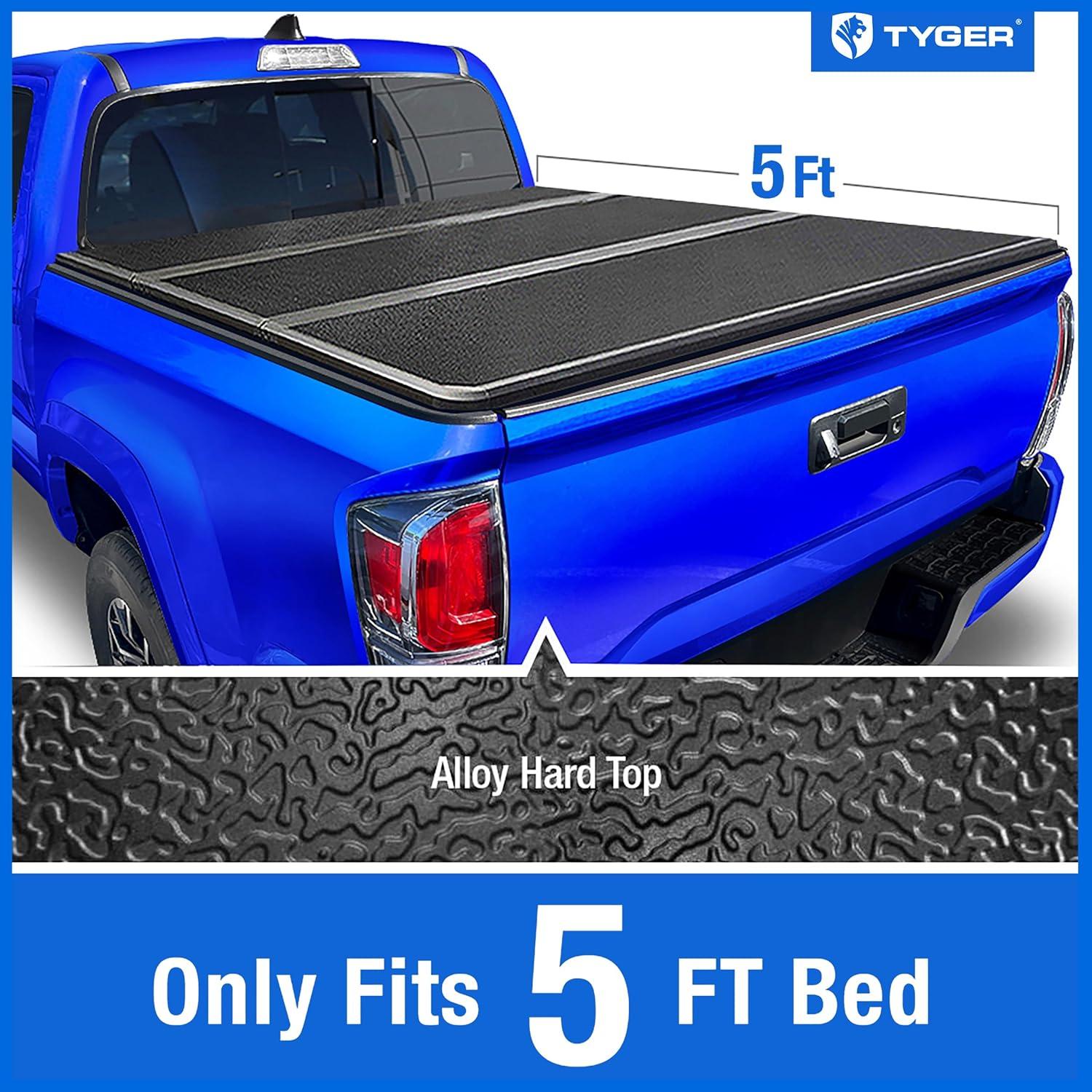 imageTyger Auto T1 Soft Rollup Truck Bed Tonneau Cover Compatible with 20052015 Toyota Tacoma  6 74quot Bed  TGBC1T903720162023 Tacoma