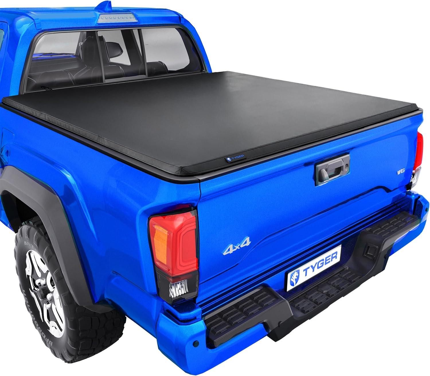imageTyger Auto T1 Soft Rollup Truck Bed Tonneau Cover Compatible with 20052015 Toyota Tacoma  6 74quot Bed  TGBC1T903720162023 Tacoma