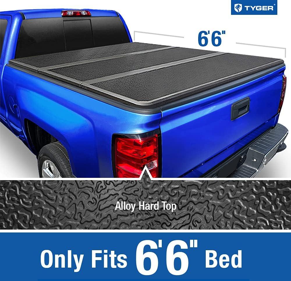 imageTyger Auto T1 Soft Rollup Truck Bed Tonneau Cover Compatible with 20072013 Chevy Silverado GMC Sierra 1500 NOT FIT 2007 Classic  59quot 69quot Bed  TGBC1C900366 78 Bed
