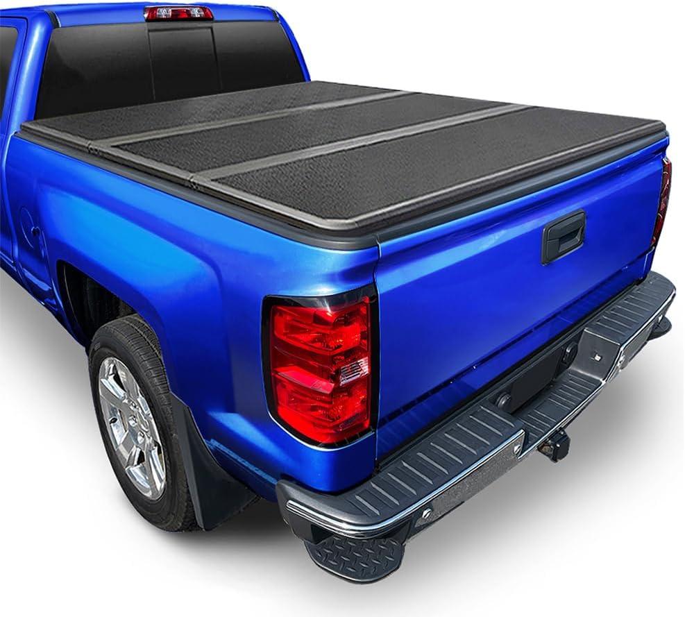 imageTyger Auto T1 Soft Rollup Truck Bed Tonneau Cover Compatible with 20072013 Chevy Silverado GMC Sierra 1500 NOT FIT 2007 Classic  59quot 69quot Bed  TGBC1C900358 69 Bed