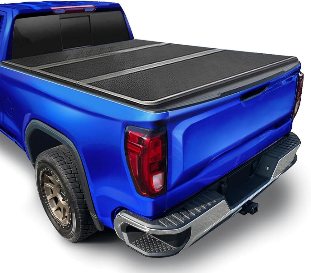 imageTyger Auto T1 Soft Rollup Truck Bed Tonneau Cover Compatible with 20192025 Chevy Silverado GMC Sierra 1500 Not Fit 19 LD 1925 Classic  510quot 70quot Bed  TGBC1C905367ft Bed