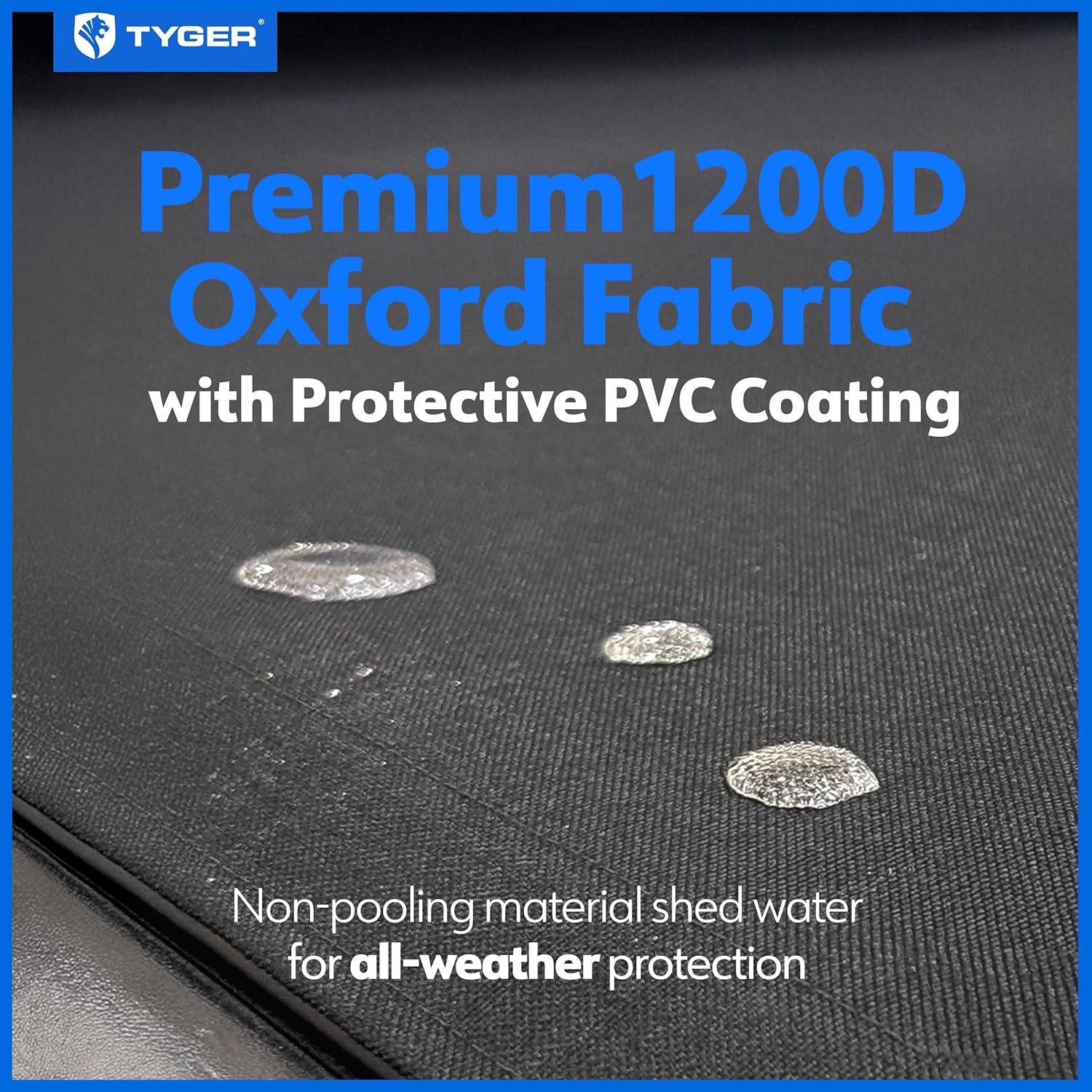 imageTyger Auto T1 Soft Rollup Truck Bed Tonneau Cover Compatible with 20212025 Ford F150 Lightning  55 67quot Bed  TGBC1F906420152025 F150