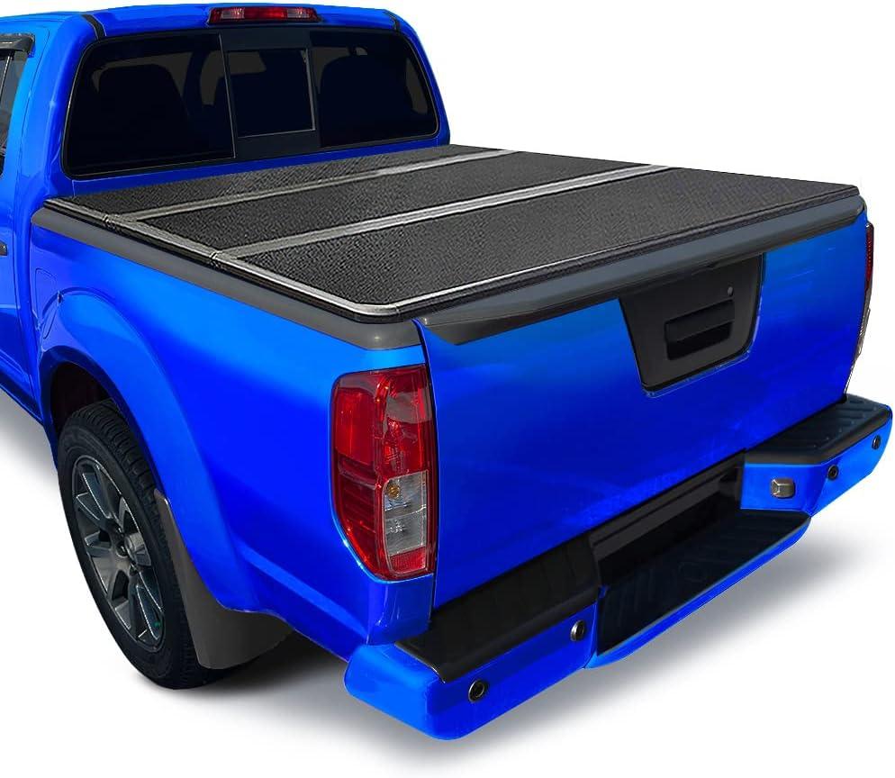 imageTyger Auto T3 Soft Trifold Truck Bed Tonneau Cover Compatible with 20052021 Nissan Frontier 20092012 Suzuki Equator  5 59quot Bed  TGBC3N10285ft Bed