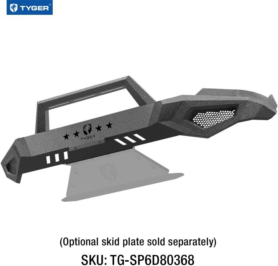 imageTyger Auto TGBP6D80368 Tyger Fury Front Bumper Kit Compatible with 20132018 Dodge Ram 1500 20192024 1500 Classic Excl Rebel ampamp Warlock Trims Textured Black Rock CrawlerTextured Black