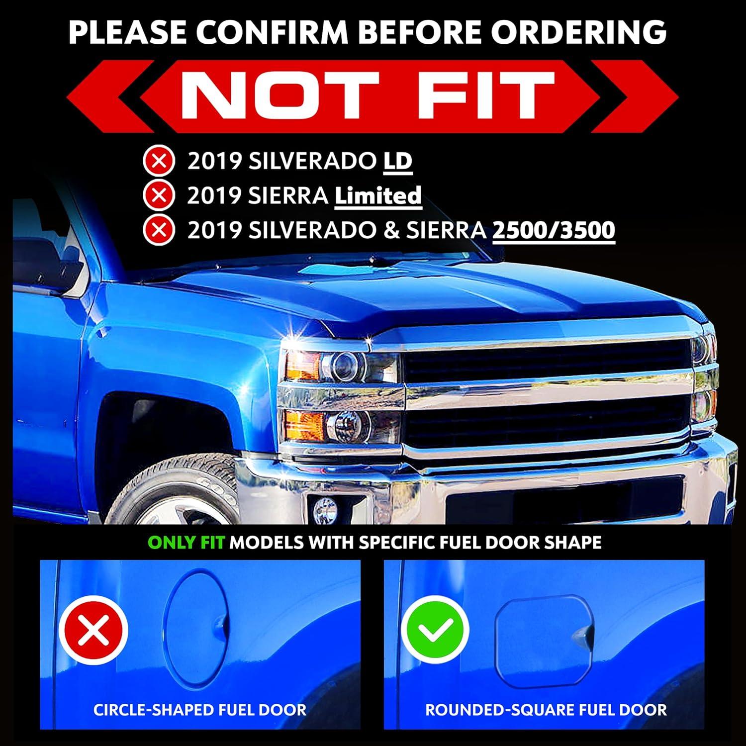 imageTyger Auto Tyger Access Running Boards Compatible with 20192026 Chevy Silverado GMC Sierra 1500 20202026 2500 3500HD  Crew Cab  TGAS2C24001  Textured Black Drop Step RailCrew Cab