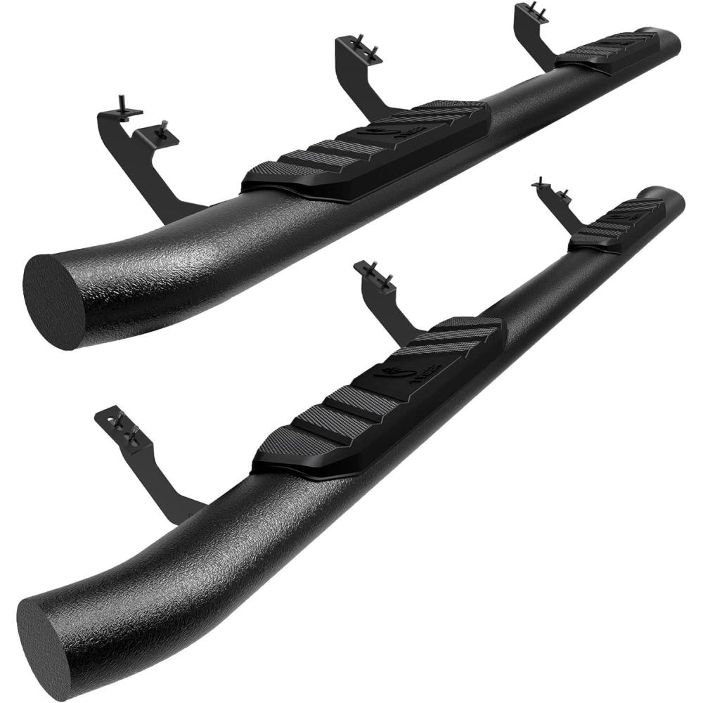 imageTyger Auto 35quot Rider Running Boards Compatible with 20242026 Toyota Tacoma  XtraCab  TGSS2T36718  Side Step Rail Nerf BarsDouble Cab