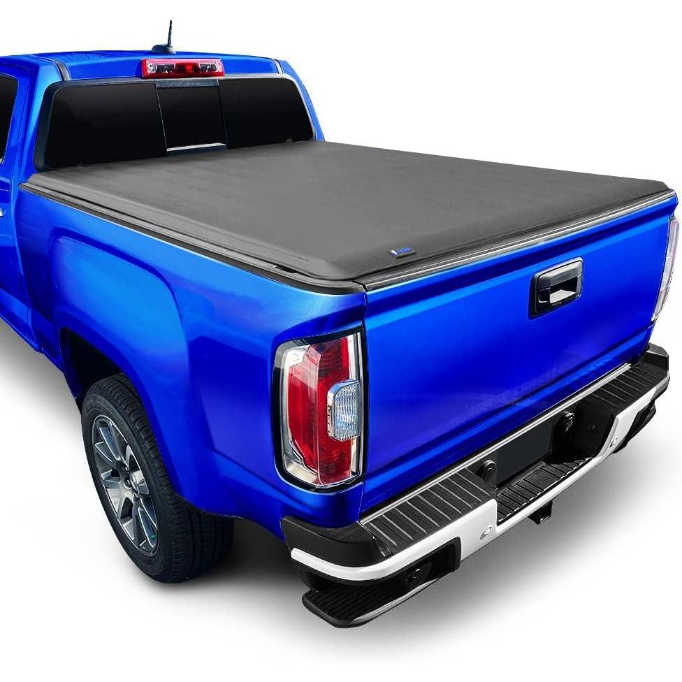 imageTyger Auto T1 Soft Roll Up Truck Bed Tonneau Cover Compatible with 20152018 Chevy Colorado  GMC Canyon  Fleetside 52quot Bed 61quot  TGBC1C9012  Black20042012 Colorado  Canyon
