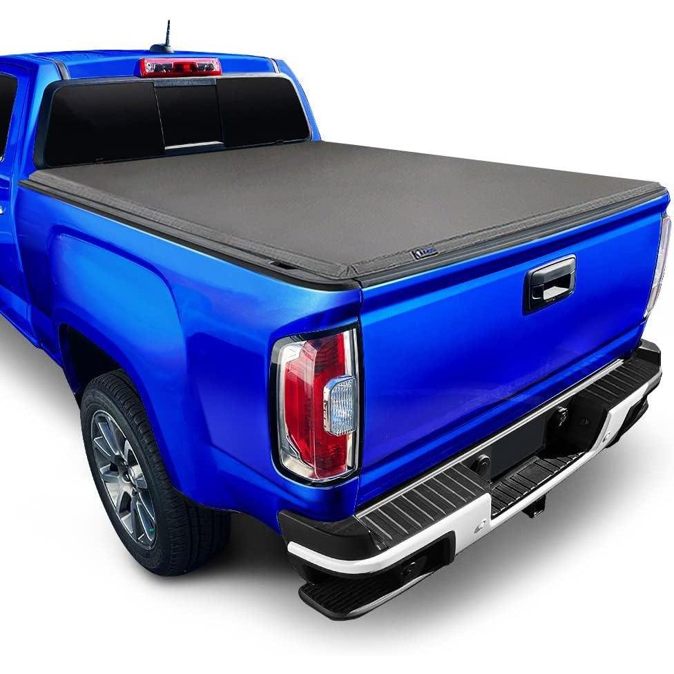 imageTyger Auto T1 Soft Roll Up Truck Bed Tonneau Cover Compatible with 20152018 Chevy Colorado  GMC Canyon  Fleetside 52quot Bed 61quot  TGBC1C9012  Black20152022 Colorado  Canyon