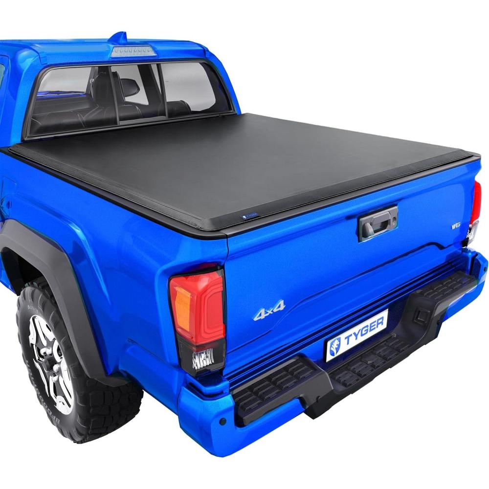 imageTyger Auto T1 Soft Rollup Truck Bed Tonneau Cover Compatible with 20052015 Toyota Tacoma  6 74quot Bed  TGBC1T903720162023 Tacoma