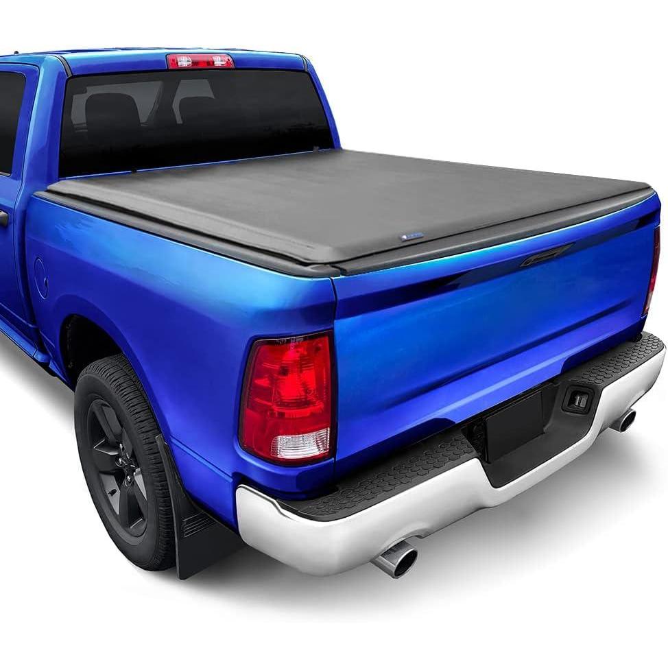imageTyger Auto T1 Soft Rollup Truck Bed Tonneau Cover Compatible with 20092018 Dodge Ram 1500 20192025 Classic  57quot 67quot Bed  TGBC1D901820022008 1500 20032009 25003500