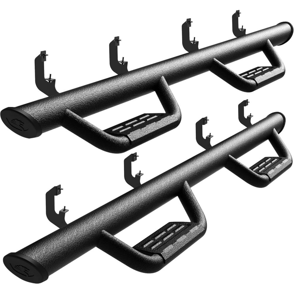 imageTyger Auto Tyger Access Running Boards Compatible with 20192026 Chevy Silverado GMC Sierra 1500 20202026 2500 3500HD  Crew Cab  TGAS2C24001  Textured Black Drop Step RailDouble Cab