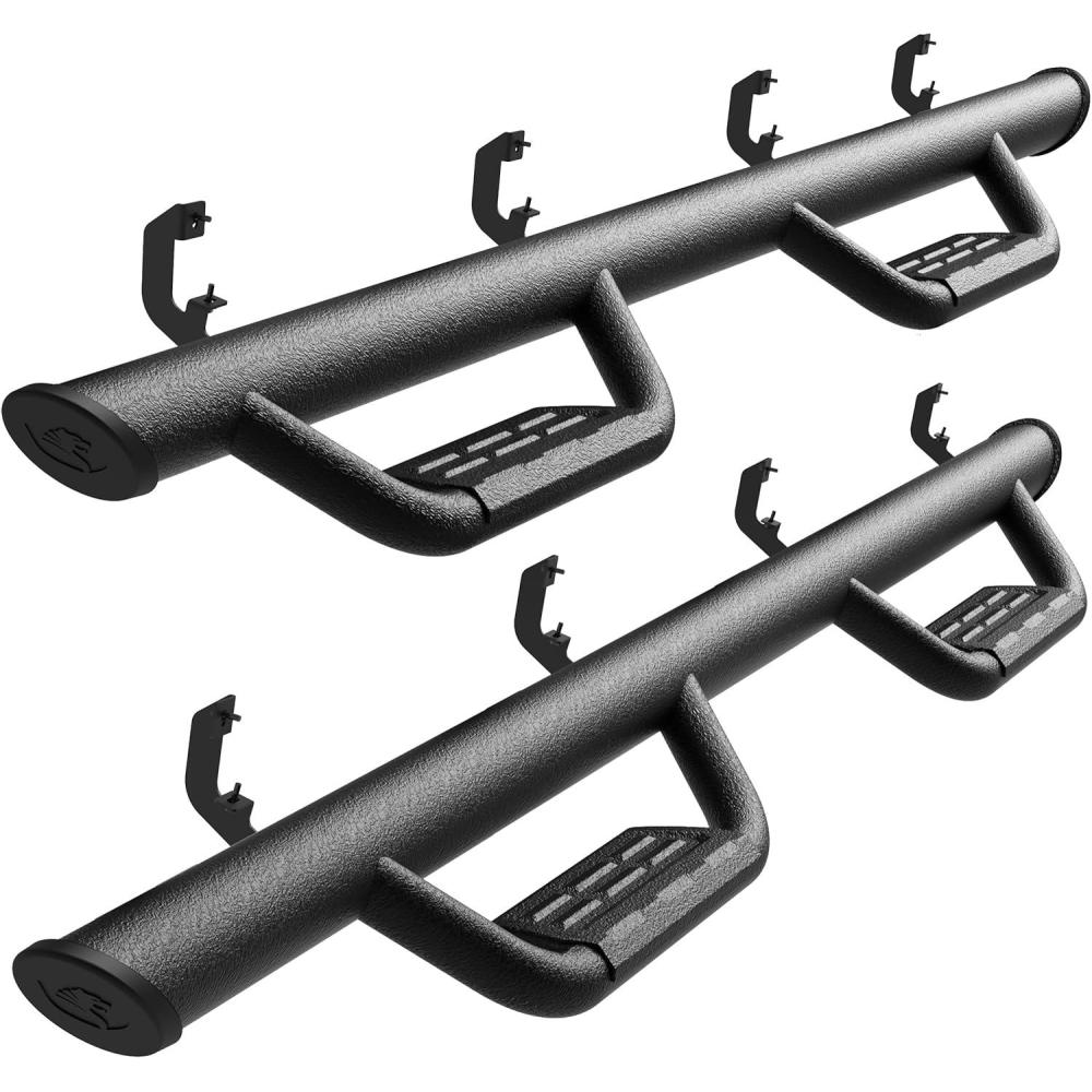 imageTyger Auto Tyger Access Running Boards Compatible with 20192026 Chevy Silverado GMC Sierra 1500 20202026 2500 3500HD  Crew Cab  TGAS2C24001  Textured Black Drop Step RailCrew Cab