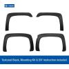 imageTyger Auto Fender Flare Compatible with 20072013 Chevy Silverado 1500 2500 3500HD Not Fit 07 Classic 65 ampamp 8 Bed FineTextured Black Paintable Factory Style 4pc  TGFF6C4288Black