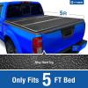 imageTyger Auto T3 Soft Trifold Truck Bed Tonneau Cover Compatible with 20052021 Nissan Frontier 20092012 Suzuki Equator  5 59quot Bed  TGBC3N10285ft Bed