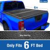 imageTyger Auto T3 Soft Trifold Truck Bed Tonneau Cover Compatible with 20052021 Nissan Frontier 20092012 Suzuki Equator  5 59quot Bed  TGBC3N10286ft Bed