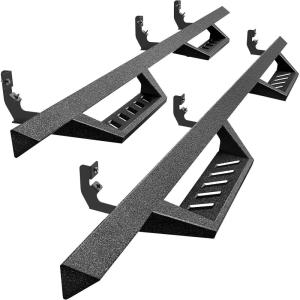 imageTyger Auto LanderX Running Board Compatible with 2004201520172024 Nissan Titan 20162024 Titan XD  Crew Cab  TGLX3N83578  Drop Step Side Step Rail Nerf Bars