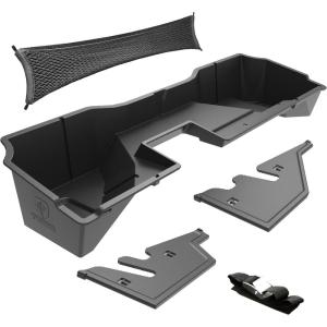 imageTyger Auto Rear Under Seat Storage Box Compatible with 20192025 Chevy Silverado 1500GMC Sierra 1500 20202025 2500 3500  Double Cab ampamp Crew Cab  CustomFit Cargo Organizer Console  TGCB5C88381419 SilveradoSierra Double Cab