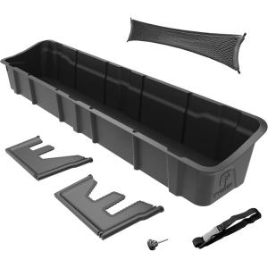 imageTyger Auto Rear Under Seat Storage Box Compatible with 20192025 Chevy Silverado 1500GMC Sierra 1500 20202025 2500 3500  Double Cab ampamp Crew Cab  CustomFit Cargo Organizer Console  TGCB5C88381524 F150Super Duty Crew Cab