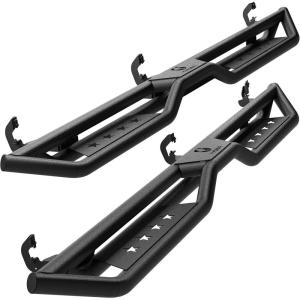 imageTyger Auto Star Armor Compatible with 20072018 Chevy Silverado GMC Sierra 1500 20072019 2500 3500HD 2019 LD  Limited  Crew Cab  TGAM2C20128  Side Step Rails Nerf Bars Running BoardsStar Strider