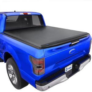 imageTyger Auto T1 Soft Rollup Truck Bed Tonneau Cover Compatible with 20212025 Ford F150 Lightning  55 67quot Bed  TGBC1F906420152020 F150