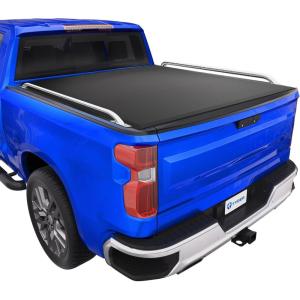 imageTyger Auto T2 Low Profile Soft Rollup Truck Bed Tonneau Cover Compatible with 20142018 Chevy Silverado GMC Sierra 1500 2019 LDLimited  59quot 69quot Bed  TGBC2C6006