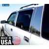 imageMade in USA Compatible with 19881998 Chevy Suburban 4PC Stainless Steel Chrome Window Sill Trim Overlay