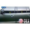 imageMade in USA Compatible with 20032015 Ford Expedition WO Keypad 4PC Stainless Steel Chrome Window Sill Overlay