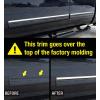 imageMade in USA Compatible with 20092016 Honda Pilot Body Side Molding Trim 58quot Wide 4PC Overlay