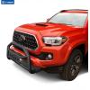 imageTGGD6T60028 Front Bumper Guard Compatible with 20162023 Tacoma  Textured Black  Light Mount  Bull BarTextured Black