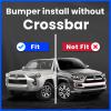 imageTyger Auto FURY Center Bumper Guard Compatible with 20142024 Toyota 4Runner Exclude Limited Nightshade TRD Sport  Winch Plate  DRing  Textured Black  Rock Crawler  TGBP7T20778Fury Bumper  Light Bar Combo