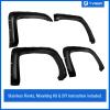 imageTyger Auto Fender Flare Compatible with 20072013 Chevy Silverado 1500 20072014 2500 3500HD Not Fit 07 Classic 65 ampamp 8 Bed Smooth Textured Black Paintable BoltRiveted Style 4pc  TGFF8C4068