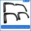 imageTyger Auto Fender Flare Compatible with 20072013 Chevy Silverado 1500 2500 3500HD NOT FIT 2007 Classic 58 Bed Smooth Textured Black Paintable BoltRiveted Style 4pc  TGFF8C4108