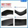 imageTyger Auto Fender Flare Compatible with 20212023 Ford F150 Textured Black Paintable Black Paintable Factory Style 4pc  TGFF6F5008Factory Style