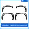 imageTyger Auto Fender Flares Compatible with 19992006 Chevy Silverdo GMC Sierra 1500 2500 3500HD Incl 2007 Classic Fleetside Smooth Textured Paintable BoltRiveted Style 4pc  TGFF8C4058matte black