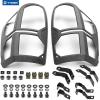 imageTyger Auto Pauldrons Cast Aluminum Alloy Premium Tail Light Guard Covers Compatible with 20162023 Toyota Tacoma  Powdered Textured Black  No Drilling Required  TGTG7T86668