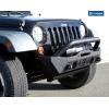 imageTyger Auto TGBP6J70078 Tyger Fury Stubby Front Bumper wWinch Plate Compatible with 20072026 Jeep Wrangler JKJL 20202026 Gladiator  Textured Black