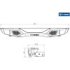 imageTyger Auto TGBP9J80098 Tyger Fury Rear Bumper with DRing Mounts Textured Black Compatible with 20072018 Jeep Wrangler JK Exclude JL