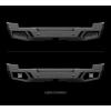 imageTyger Auto TGBP9T80698 Rear Bumper Kit Compatible with 20072014 Toyota FJ Cruiser  Textured Black  Rock Crawler