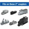 imageTyger Auto TGCL2U006B Coupler Lock for 2quot Trailer Coupler Coupler Lip Width amplt 334quot Coupler Height amplt 516quot Coupler Ball amplt 212quot