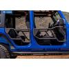 imageTyger Auto TGDR4J62288 Tubular Doors Compatible with 20072018 Jeep Wrangler JK NOT JL 4Doors  Textured Black  Mirror Mount  Front ampamp Rear Door Set