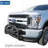 imageTyger Auto TGGD6F60258 Front Bumper Guard Compatible with 20172026 Ford F250 F350 F450 F550 Super Duty  Textured Black  Light Mount  Bull BarTextured Black