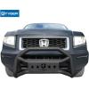 imageTyger Auto TGGD6H60398 Front Bumper Guard Compatible with 20032008 Honda Pilot  20062014 Honda Ridgeline  Textured Black  Light Mount  Bull Bar