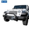 imageTyger Auto TGGD6J60018 Front Bumper Guard Compatible with 20102018 Jeep Wrangler JK 2 Door ampamp 4 Door Excl Winter Edition  Textured Black  Light Mount  Bull Bar