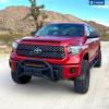 imageTyger Auto TGGD6T60038 Front Bumper Guard Compatible with 20072021 Tundra  Textured Black  Light Mount  Bull BarTextured Black