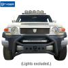 imageTyger Auto TGGD6T60078 Front Bumper Guard Compatible with 20072014 Toyota Fj Cruiser  Textured Black  Light Mount  Bull Bar