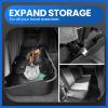 imageTyger Auto Underseat Storage Box Compatible with 20072013 Chevy Silverado GMC Sierra 1500 20072014 2500 3500HD Crew Cab Black Rear Under Seat Storage Organizer Cargo Box  TGCB5C23580714 SilveradoSierra Crew Cab