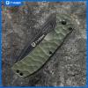 imageTyger K4 EDC Folding Pocket Knife  Stonewashed AUS8 Steel Blade  Tan G10 Handle  TGKF7A2227Green